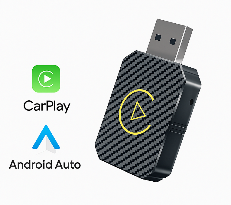 Wireless 2‑in‑1 Adapter for CarPlay & Android Auto