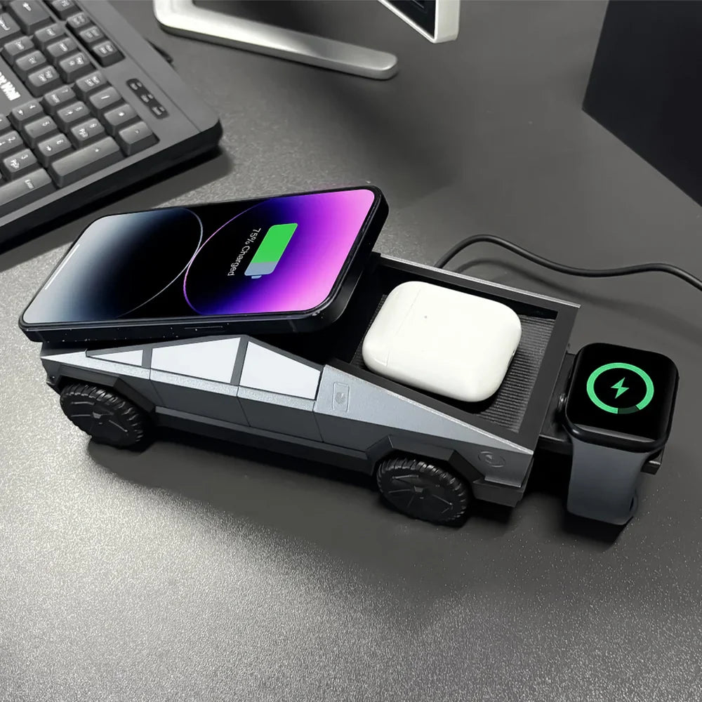 New Cybertruck 3 in 1 Wireless Charger