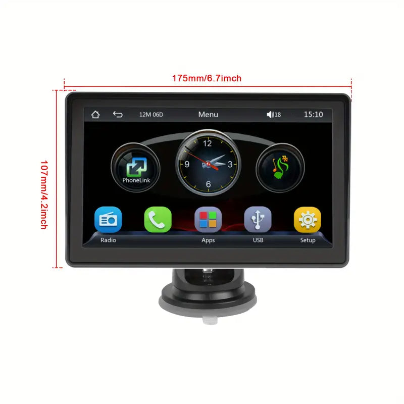 GoGoDrive™ 7-inch CarPlay display